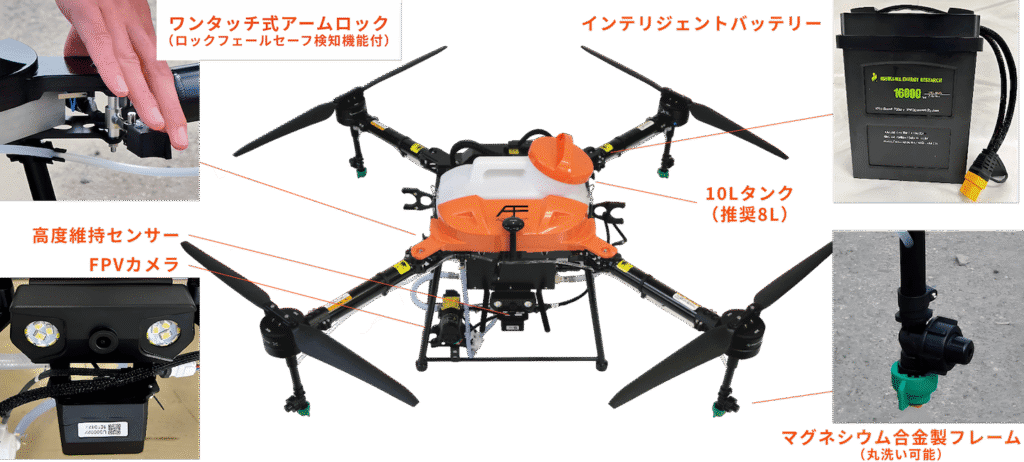 アグリフライヤーFFのパーツ紹介